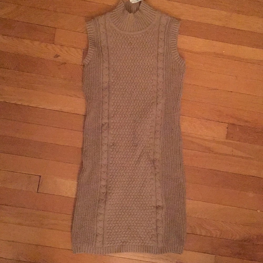 Banana Republic Tan Sweater Dress